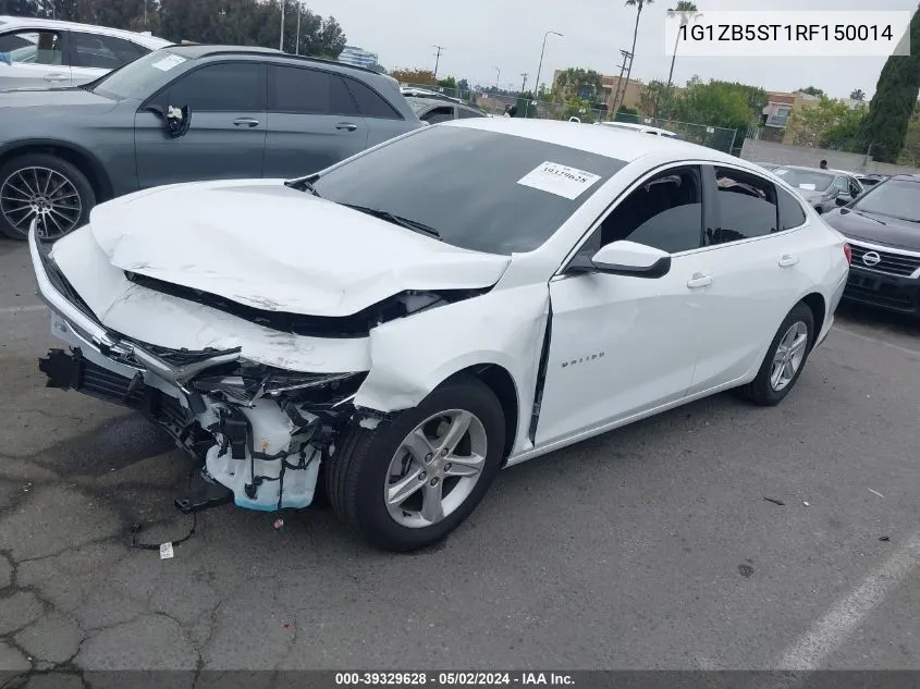 2024 Chevrolet Malibu Ls VIN: 1G1ZB5ST1RF150014 Lot: 39329628