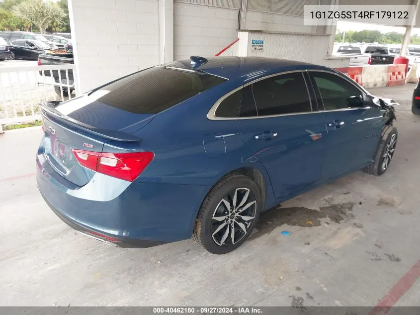 1G1ZG5ST4RF179122 2024 Chevrolet Malibu Fwd Rs