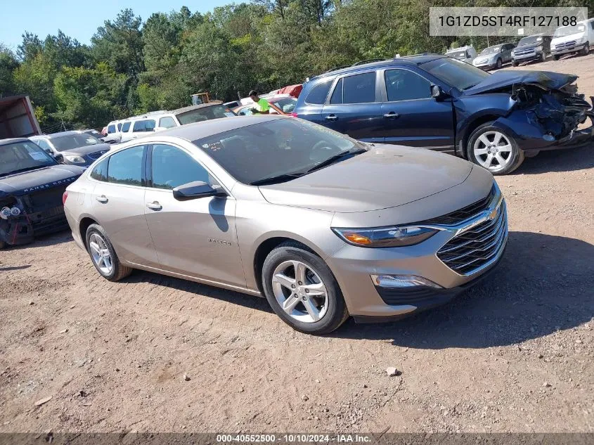 2024 Chevrolet Malibu Fwd 1Lt VIN: 1G1ZD5ST4RF127188 Lot: 40552500