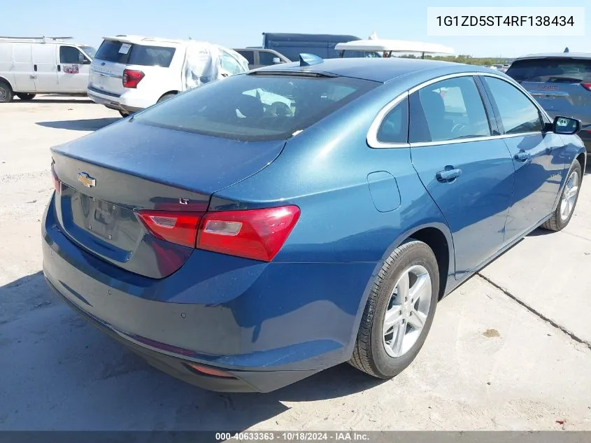 1G1ZD5ST4RF138434 2024 Chevrolet Malibu Fwd 1Lt