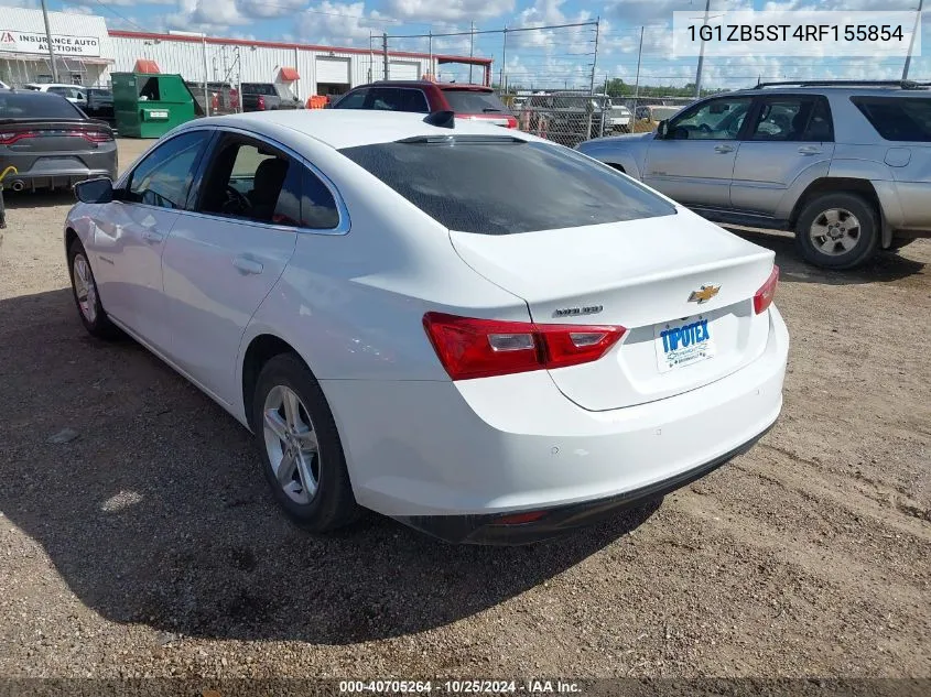 2024 Chevrolet Malibu Fwd Ls VIN: 1G1ZB5ST4RF155854 Lot: 40705264