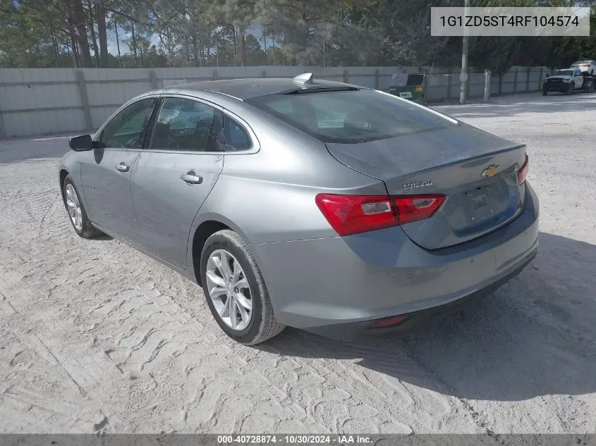 1G1ZD5ST4RF104574 2024 Chevrolet Malibu Fwd 1Lt