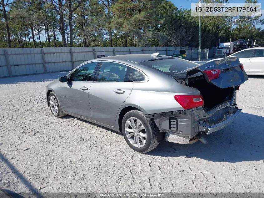 2024 Chevrolet Malibu Fwd 1Lt VIN: 1G1ZD5ST2RF179564 Lot: 40730078