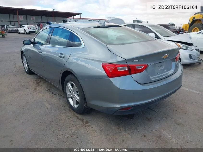 1G1ZD5ST6RF106164 2024 Chevrolet Malibu Fwd 1Lt