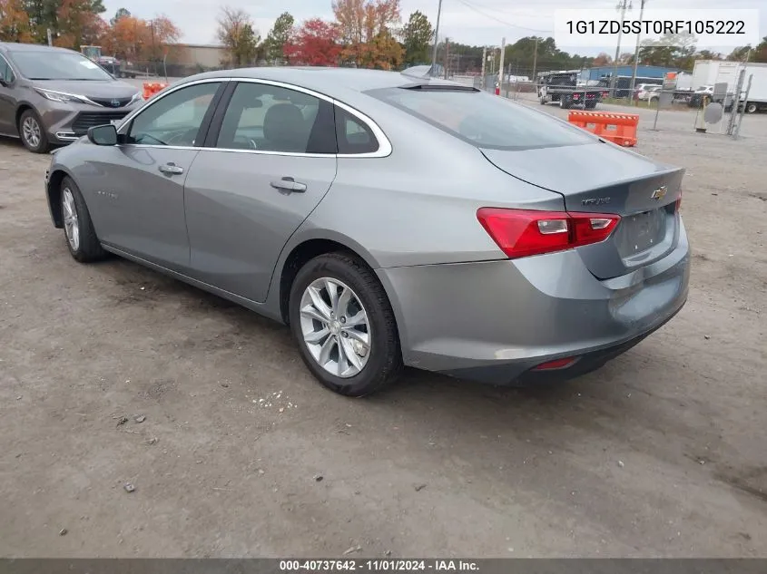 2024 Chevrolet Malibu Fwd 1Lt VIN: 1G1ZD5ST0RF105222 Lot: 40737642