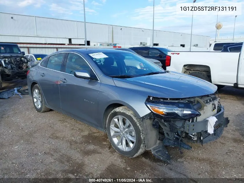 2024 Chevrolet Malibu Fwd 1Lt VIN: 1G1ZD5ST2RF131191 Lot: 40749261