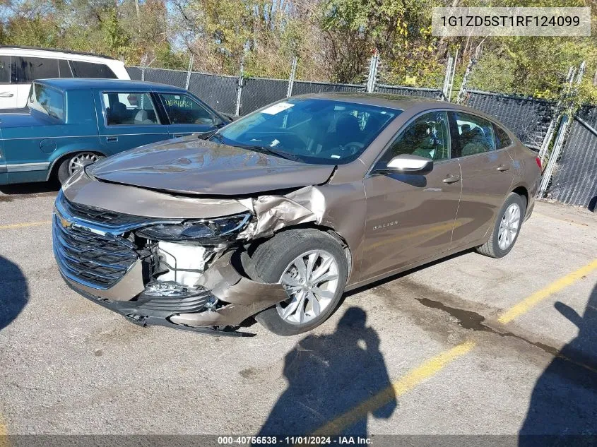 2024 Chevrolet Malibu Fwd 1Lt VIN: 1G1ZD5ST1RF124099 Lot: 40756538