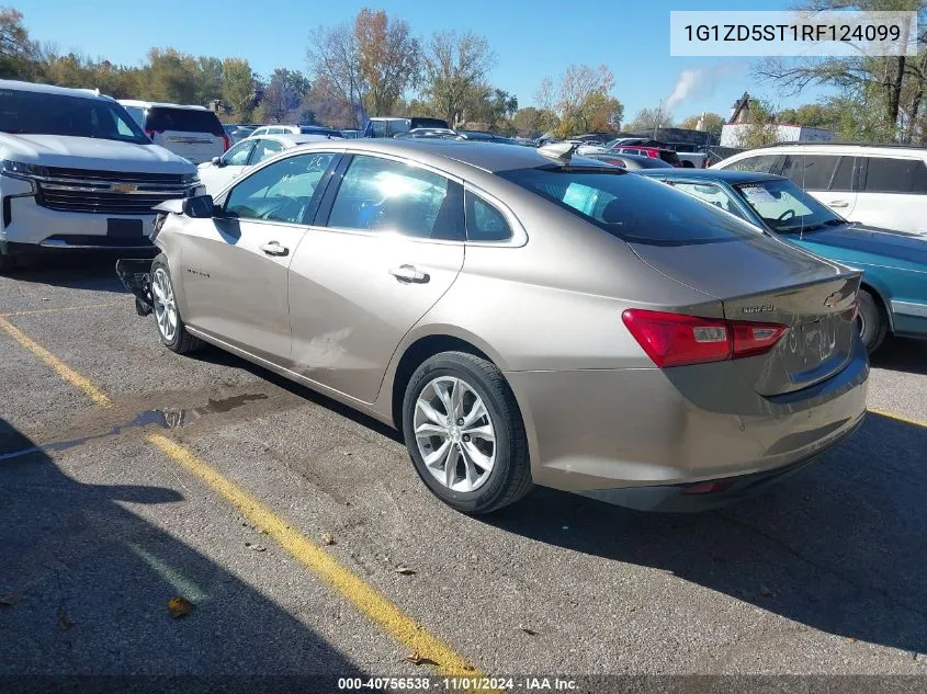 2024 Chevrolet Malibu Fwd 1Lt VIN: 1G1ZD5ST1RF124099 Lot: 40756538