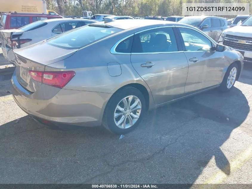 2024 Chevrolet Malibu Fwd 1Lt VIN: 1G1ZD5ST1RF124099 Lot: 40756538