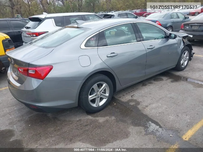 2024 Chevrolet Malibu Fwd 1Lt VIN: 1G1ZD5ST9RF170537 Lot: 40777864