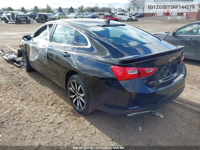 2024 Chevrolet Malibu Fwd Rs VIN: 1G1ZG5ST5RF144279 Lot: 40796183