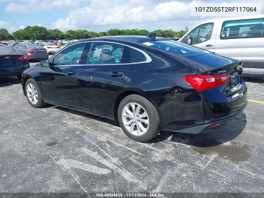 2024 Chevrolet Malibu Fwd 1Lt VIN: 1G1ZD5ST2RF117064 Lot: 40854839