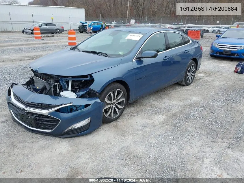 2024 Chevrolet Malibu Fwd Rs VIN: 1G1ZG5ST7RF200884 Lot: 40902528