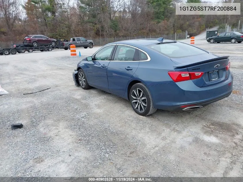 2024 Chevrolet Malibu Fwd Rs VIN: 1G1ZG5ST7RF200884 Lot: 40902528