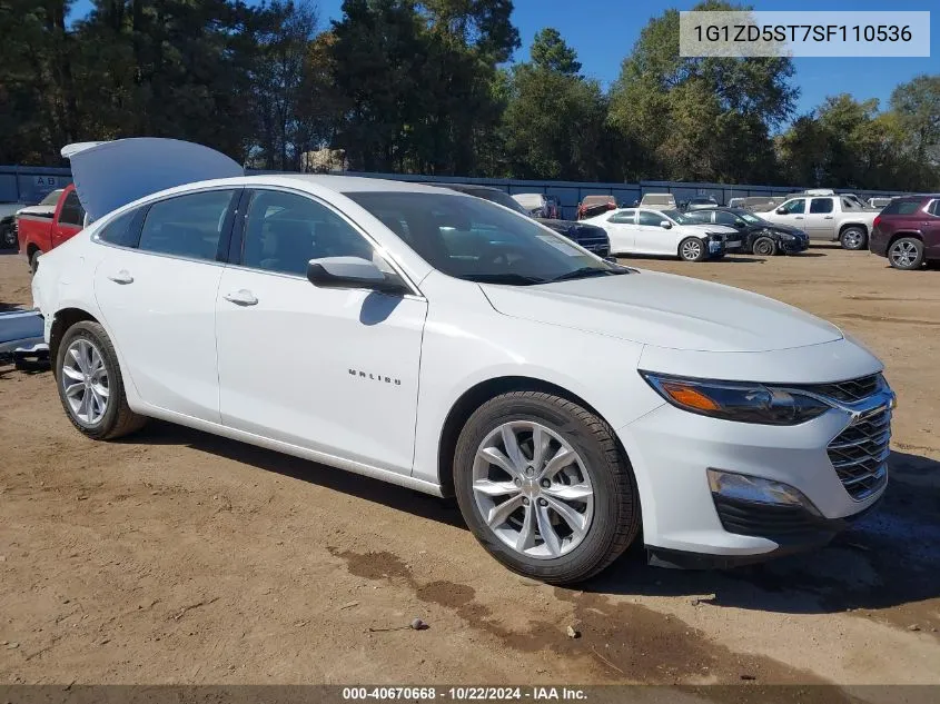 2025 Chevrolet Malibu Fwd 1Lt VIN: 1G1ZD5ST7SF110536 Lot: 40670668