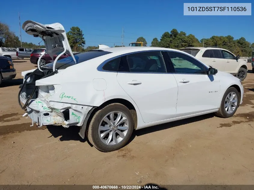 2025 Chevrolet Malibu Fwd 1Lt VIN: 1G1ZD5ST7SF110536 Lot: 40670668