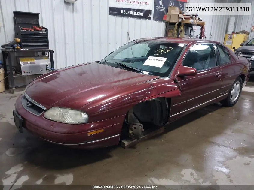 1996 Chevrolet Monte Carlo Ls VIN: 2G1WW12M2T9311818 Lot: 40260466