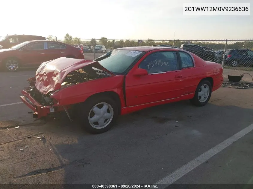 1997 Chevrolet Monte Carlo Ls VIN: 2G1WW12M0V9236636 Lot: 40390361