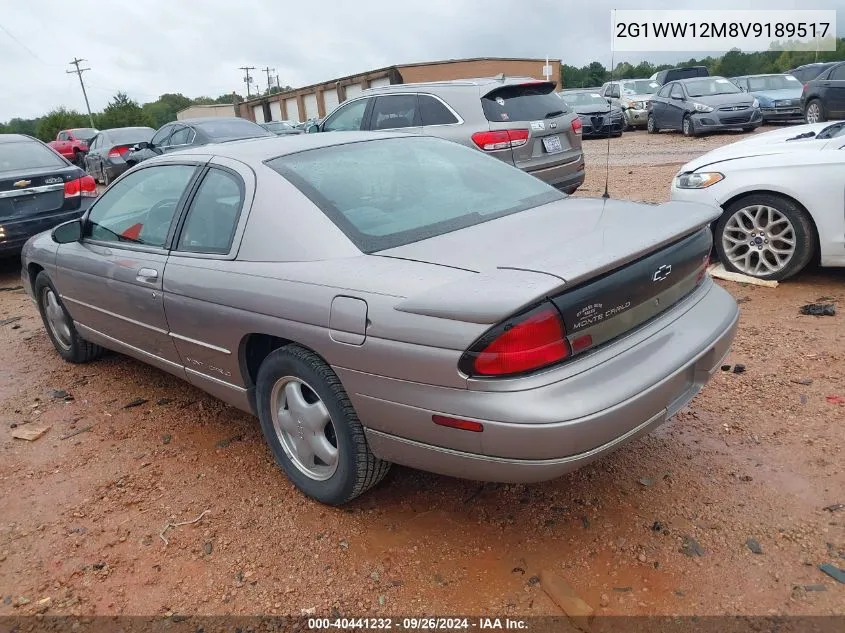 1997 Chevrolet Monte Carlo Ls VIN: 2G1WW12M8V9189517 Lot: 40441232