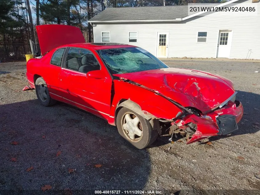 1997 Chevrolet Monte Carlo Ls VIN: 2G1WW12M5V9240486 Lot: 40815727