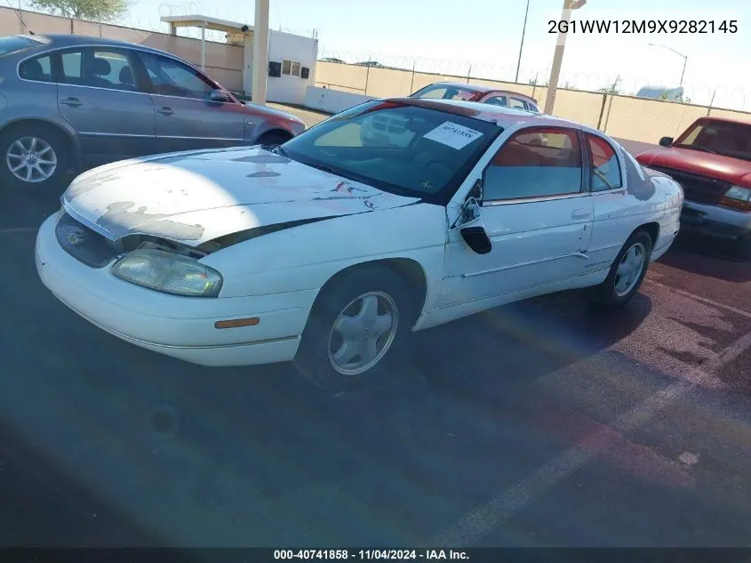 1999 Chevrolet Monte Carlo Ls VIN: 2G1WW12M9X9282145 Lot: 40741858