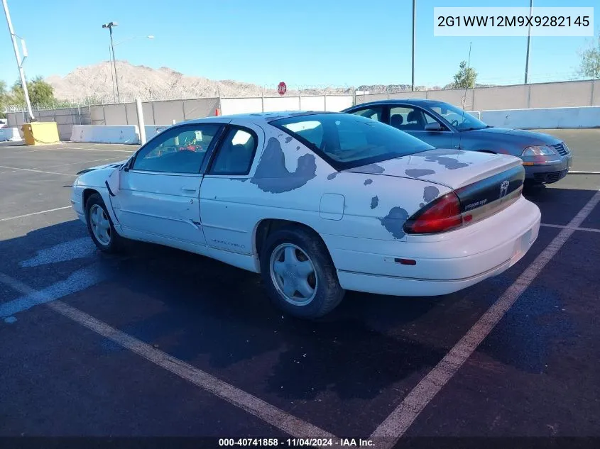 1999 Chevrolet Monte Carlo Ls VIN: 2G1WW12M9X9282145 Lot: 40741858