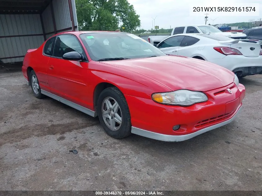 2G1WX15K829161574 2002 Chevrolet Monte Carlo Ss