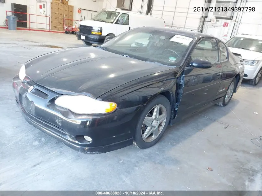 2004 Chevrolet Monte Carlo Supercharged Ss VIN: 2G1WZ121349397798 Lot: 40638823