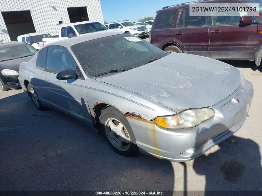 2004 Chevrolet Monte Carlo Ls VIN: 2G1WW12EX49101798 Lot: 40650220