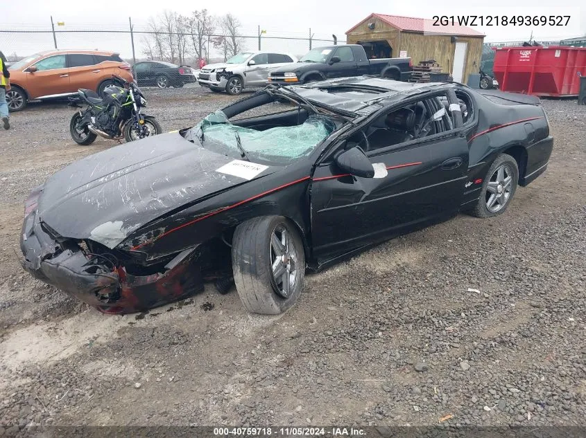 2004 Chevrolet Monte Carlo Supercharged Ss VIN: 2G1WZ121849369527 Lot: 40759718