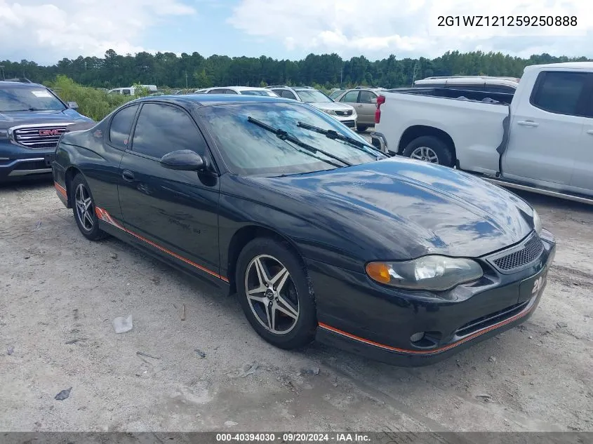 2005 Chevrolet Monte Carlo Supercharged Ss VIN: 2G1WZ121259250888 Lot: 40394030