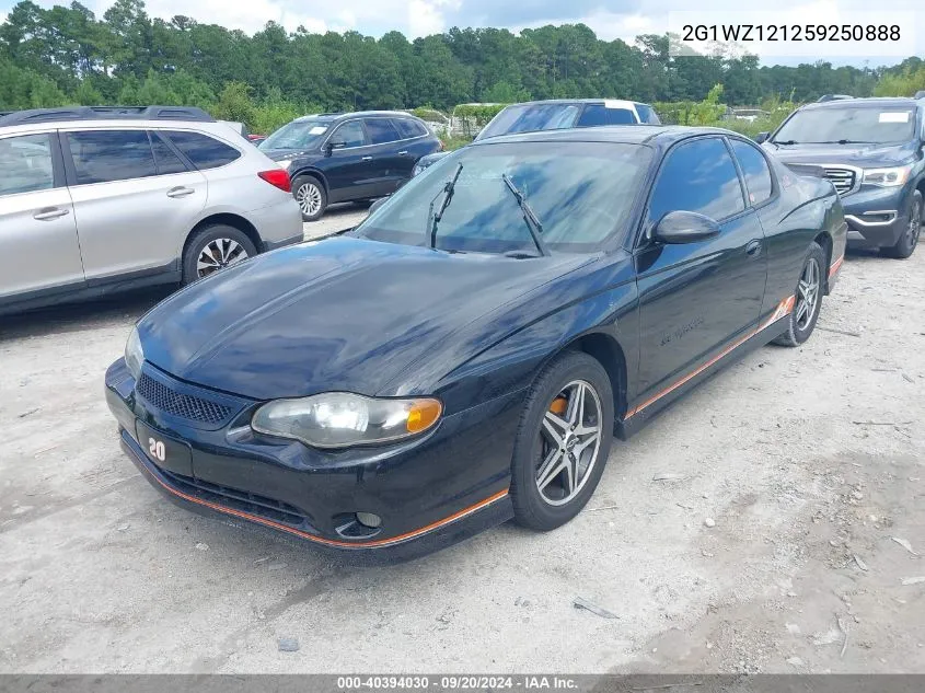 2005 Chevrolet Monte Carlo Supercharged Ss VIN: 2G1WZ121259250888 Lot: 40394030