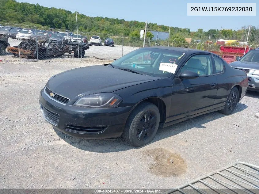 2006 Chevrolet Monte Carlo Ls VIN: 2G1WJ15K769232030 Lot: 40242437