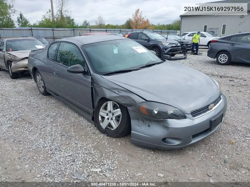 2006 Chevrolet Monte Carlo Ls VIN: 2G1WJ15K169297956 Lot: 40471238