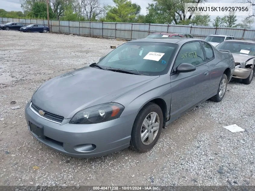 2006 Chevrolet Monte Carlo Ls VIN: 2G1WJ15K169297956 Lot: 40471238