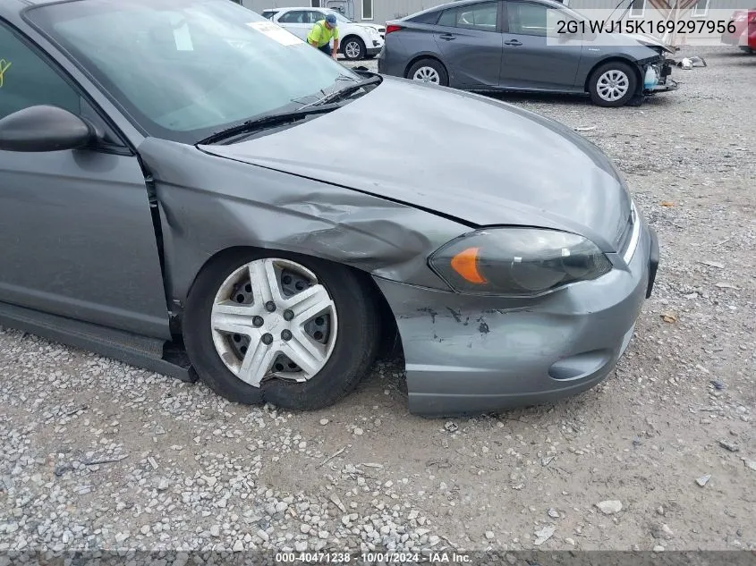 2006 Chevrolet Monte Carlo Ls VIN: 2G1WJ15K169297956 Lot: 40471238