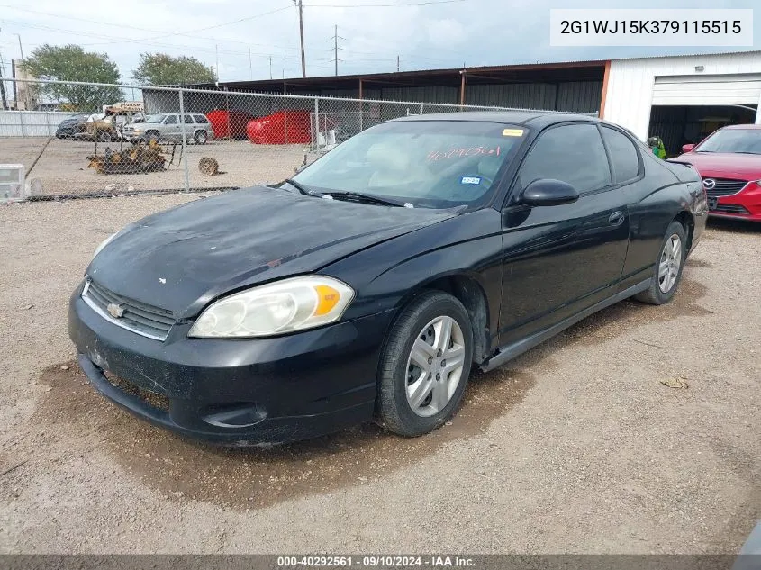 2007 Chevrolet Monte Carlo Ls VIN: 2G1WJ15K379115515 Lot: 40292561