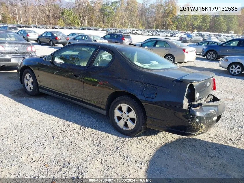 2007 Chevrolet Monte Carlo Ls VIN: 2G1WJ15K179132538 Lot: 40730487