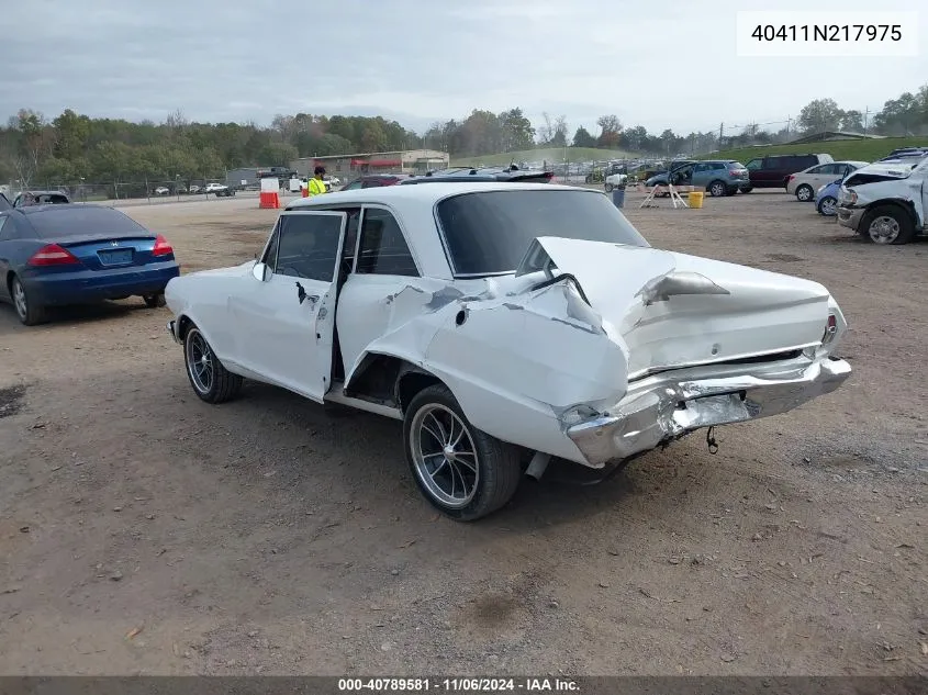 1964 Chevrolet Nova VIN: 40411N217975 Lot: 40789581