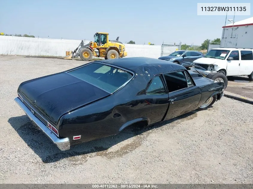 113278W311135 1968 Chevrolet Nova