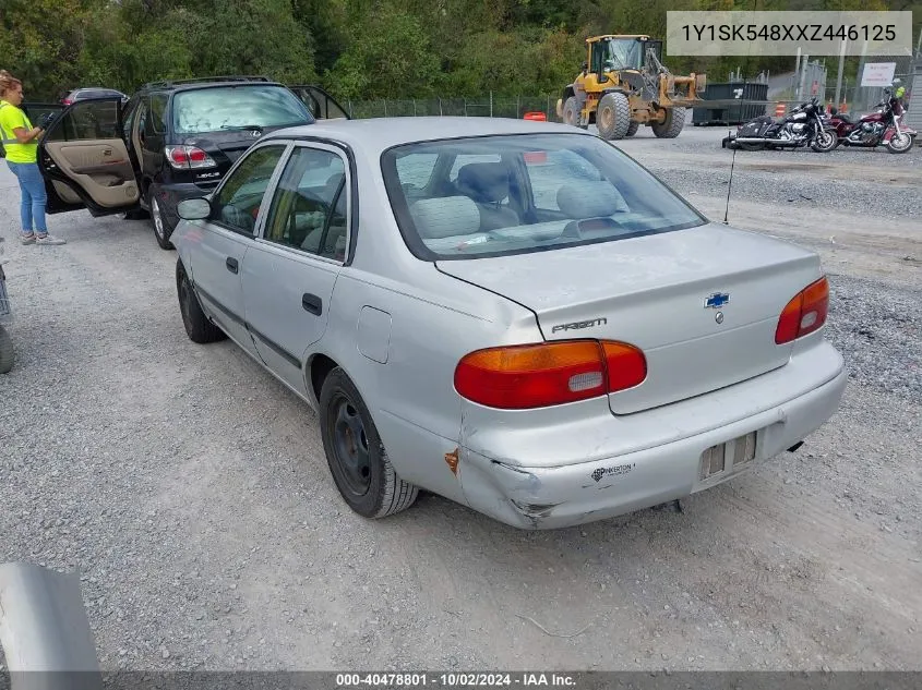 1999 Chevrolet Prizm VIN: 1Y1SK548XXZ446125 Lot: 40478801