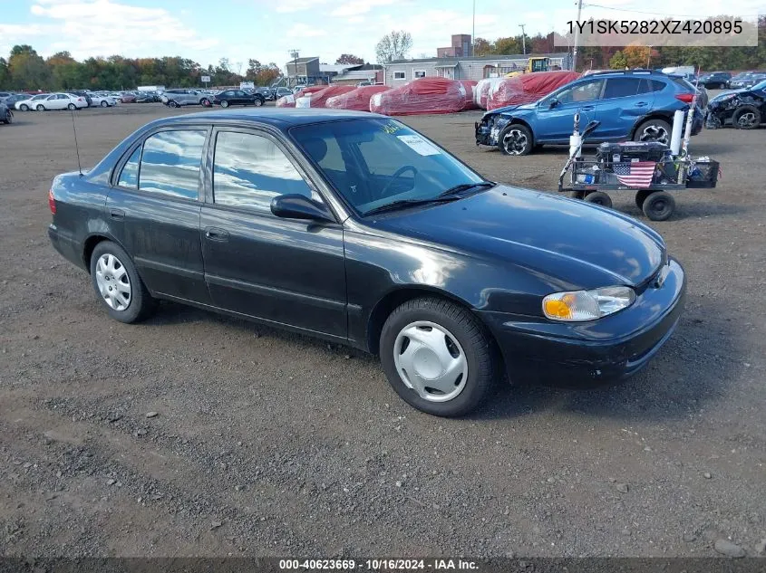 1999 Chevrolet Prizm VIN: 1Y1SK5282XZ420895 Lot: 40623669