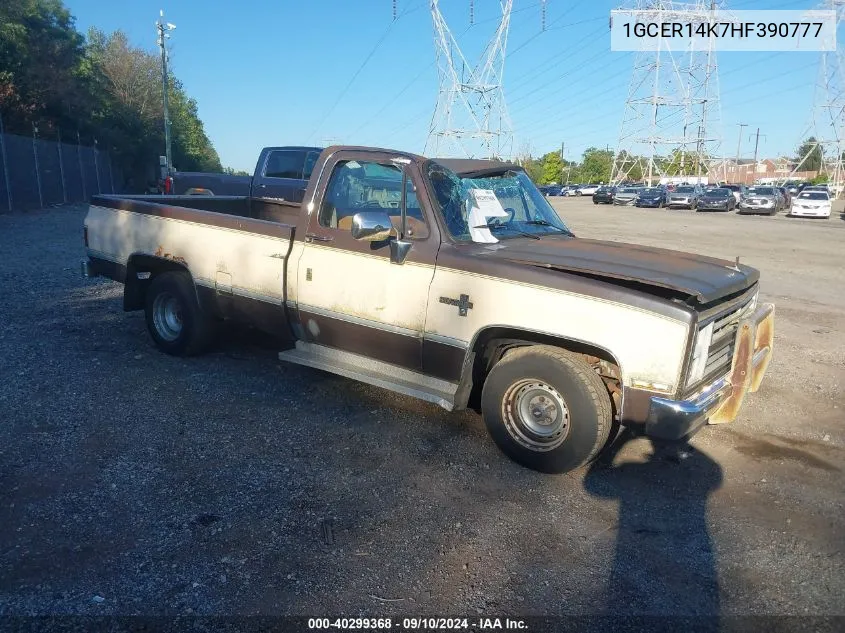 1987 Chevrolet R10 VIN: 1GCER14K7HF390777 Lot: 40299368