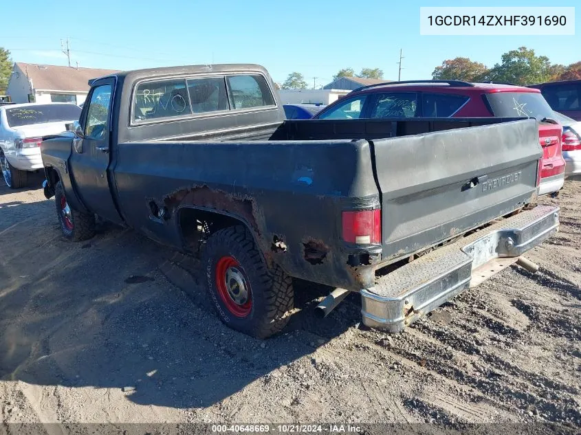 1987 Chevrolet R10 VIN: 1GCDR14ZXHF391690 Lot: 40648669