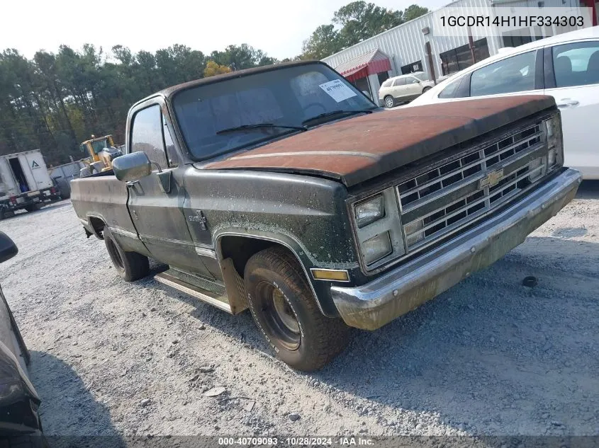 1987 Chevrolet R10 VIN: 1GCDR14H1HF334303 Lot: 40709093