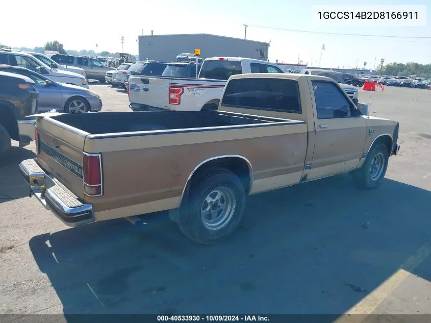 1GCCS14B2D8166911 1983 Chevrolet S Truck S10