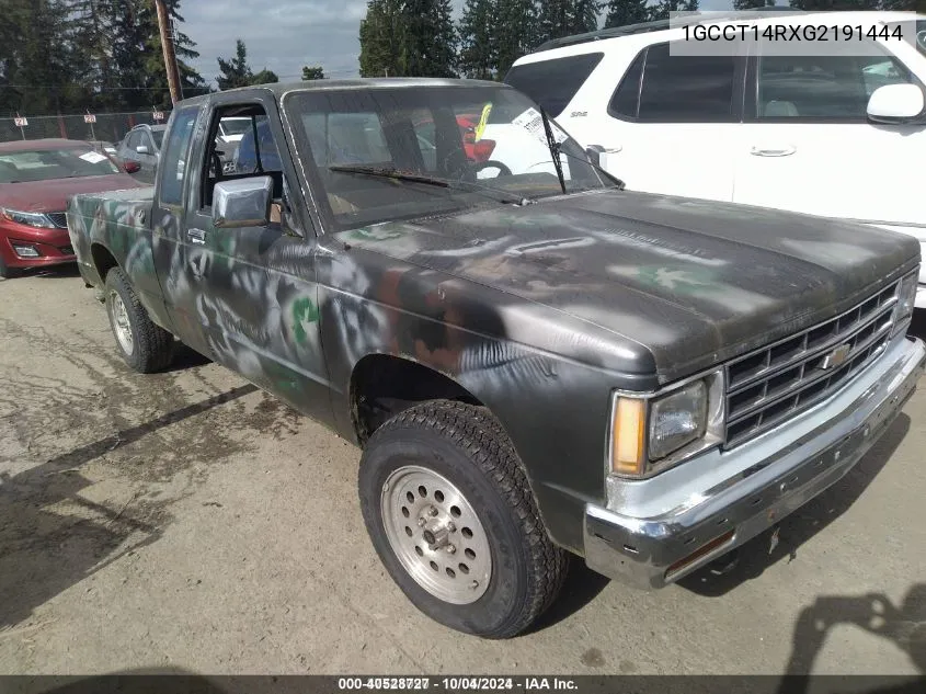 1986 Chevrolet S Truck S10 VIN: 1GCCT14RXG2191444 Lot: 40528727