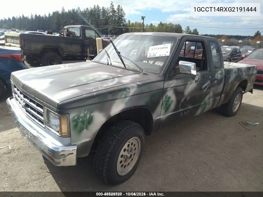 1986 Chevrolet S Truck S10 VIN: 1GCCT14RXG2191444 Lot: 40528727