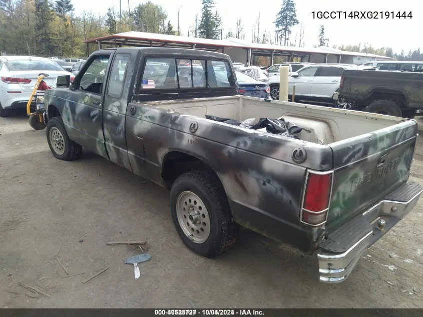 1GCCT14RXG2191444 1986 Chevrolet S Truck S10