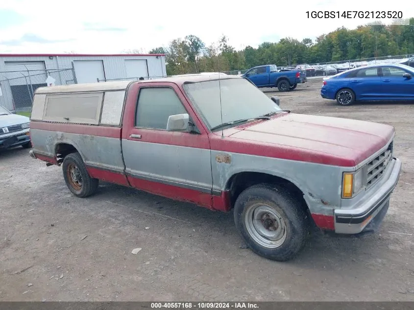 1GCBS14E7G2123520 1986 Chevrolet S Truck S10